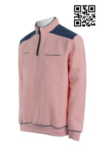 Z252 half zip fleece pullover custom, half zip fleece pullover wholesale, half zip fleece sweatshirts manufacturers